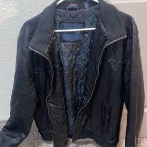 Men’s faux leather jacket